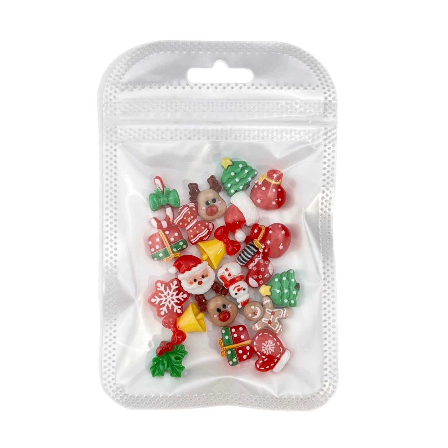 Christmas Nail Art Accessories--15 Christmas Elements 30 pieces