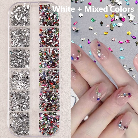 Flat-Back Rhinestones for DIY Nail Art
