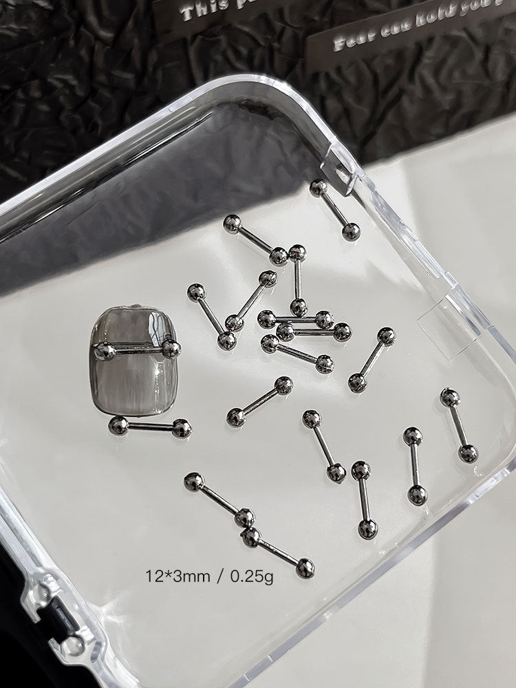 Punk Style Nail Rivet Accessories: Elevate Your Manicure with Edgy Metal Accents