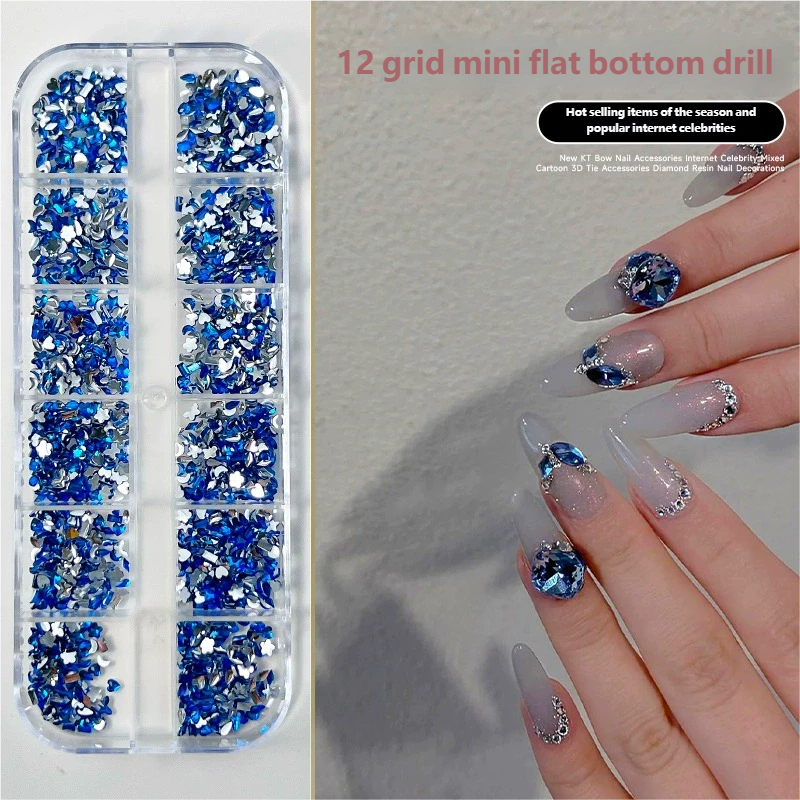 Flat-Back Rhinestones for DIY Nail Art