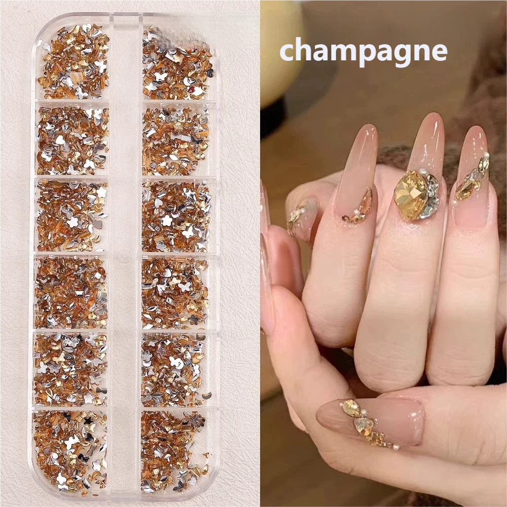 Flat-Back Rhinestones for DIY Nail Art