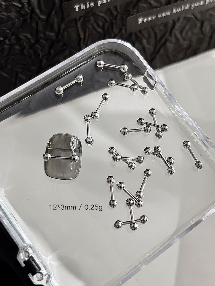 Punk Style Nail Rivet Accessories: Elevate Your Manicure with Edgy Metal Accents