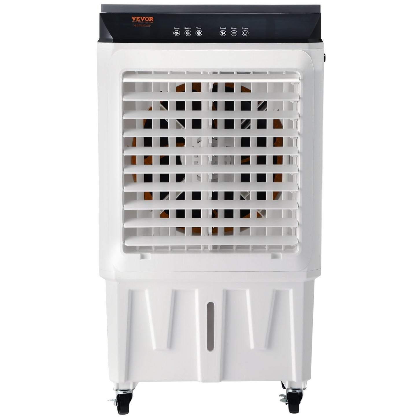 VEVOR Evaporative Air Cooler, 2100 CFM, Oscillating Swamp Cooler With Adjustable 3 Speeds And 12 H Timer, 7 Gal Portable Air Cooler For 750 Sq.ft, Indoor Outdoor Use