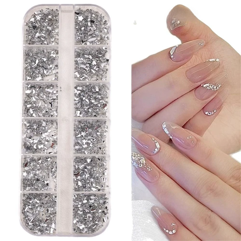 Flat-Back Rhinestones for DIY Nail Art