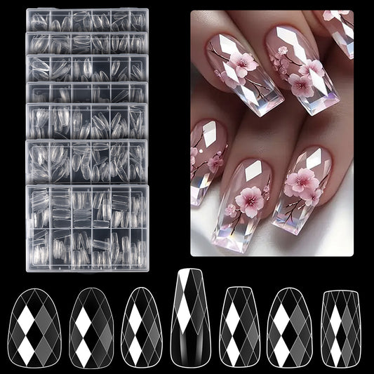 Diamond-Shaped Nail Tips 120p