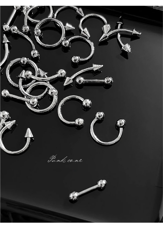 Punk Style Nail Rivet Accessories: Elevate Your Manicure with Edgy Metal Accents