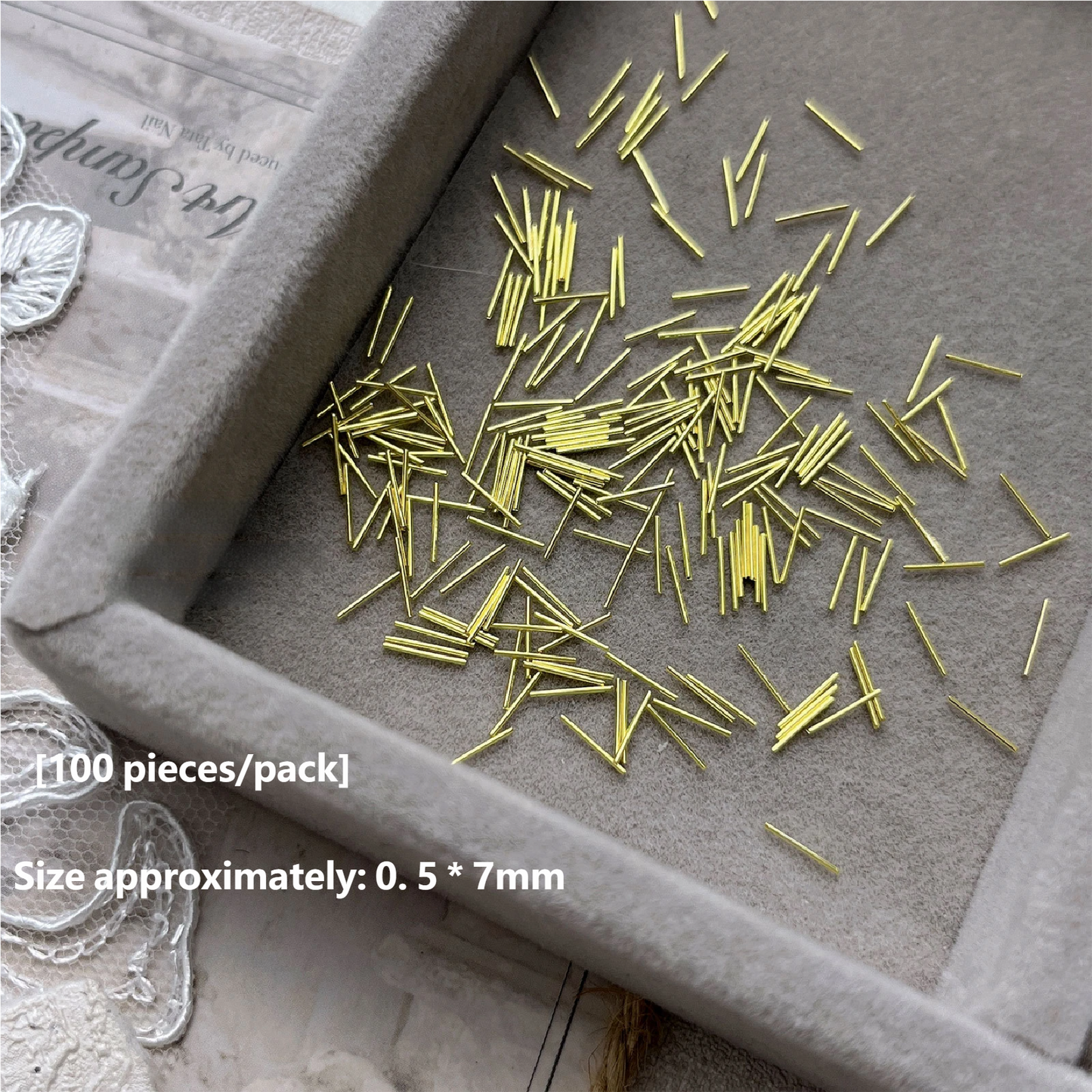 Luxury Black and Gold Striped Nail Stickers