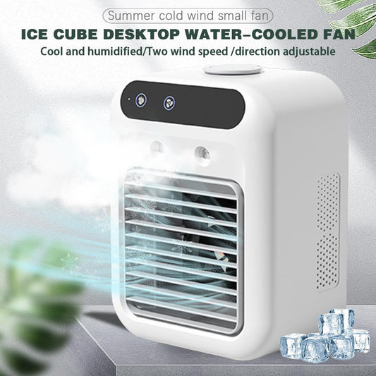 2025 Best Portable Air Conditioner,Quiet Mini Evaporative Cooler,2/4H Timer 3Speeds,Mini Air Conditioner for Home, Bedroom, Office, and Outdoor (White)