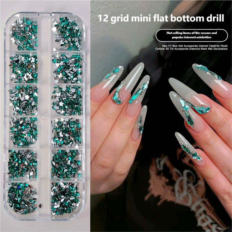 Flat-Back Rhinestones for DIY Nail Art