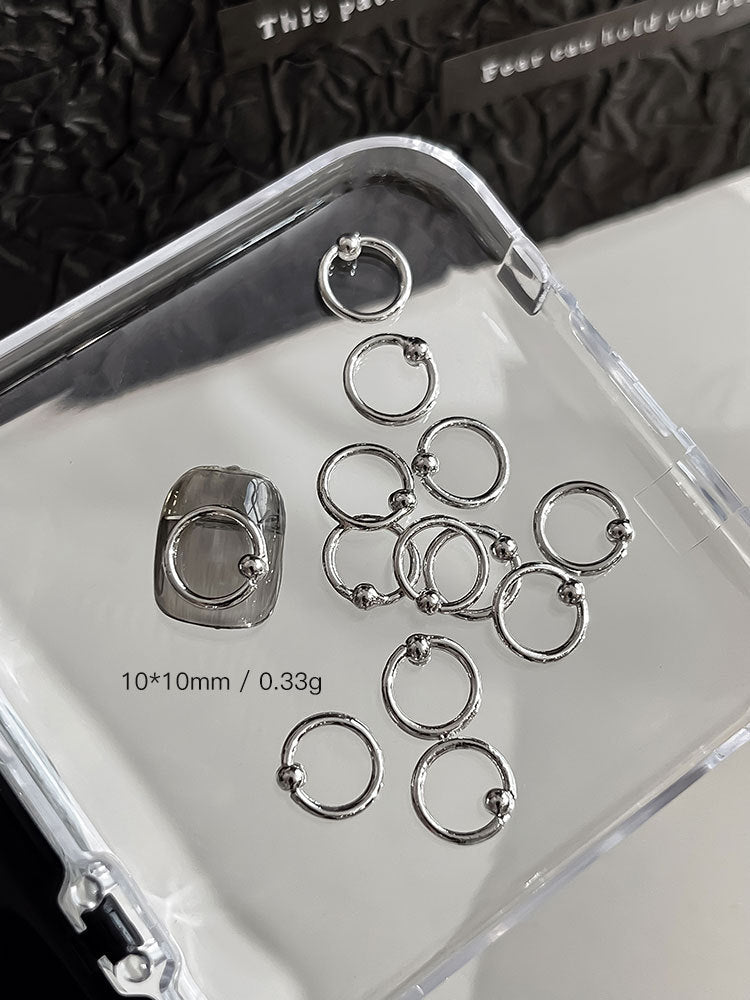 Punk Style Nail Rivet Accessories: Elevate Your Manicure with Edgy Metal Accents