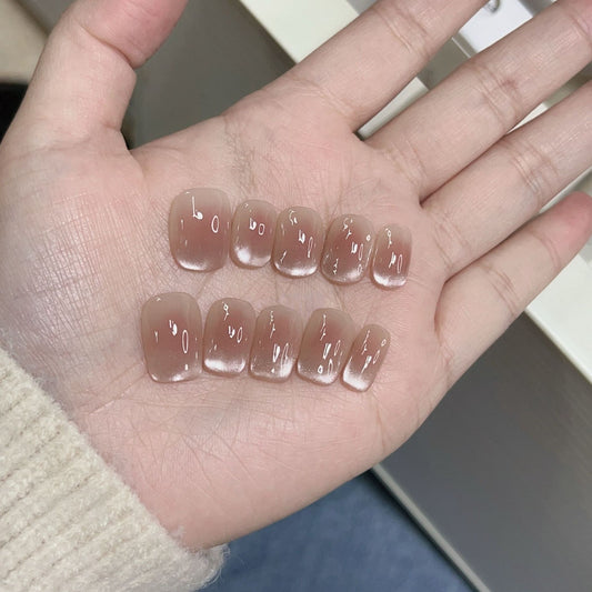 Cat-Eye Gradient Press-On Nails