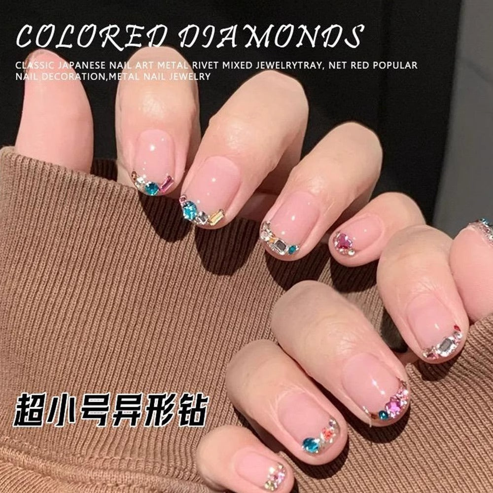Flat-Back Rhinestones for DIY Nail Art