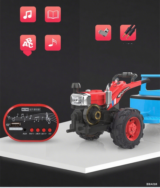 2025 Hot Sale Blue Kids Electric Tractor with Remote Control - Ignite Imaginative Driving Adventures
