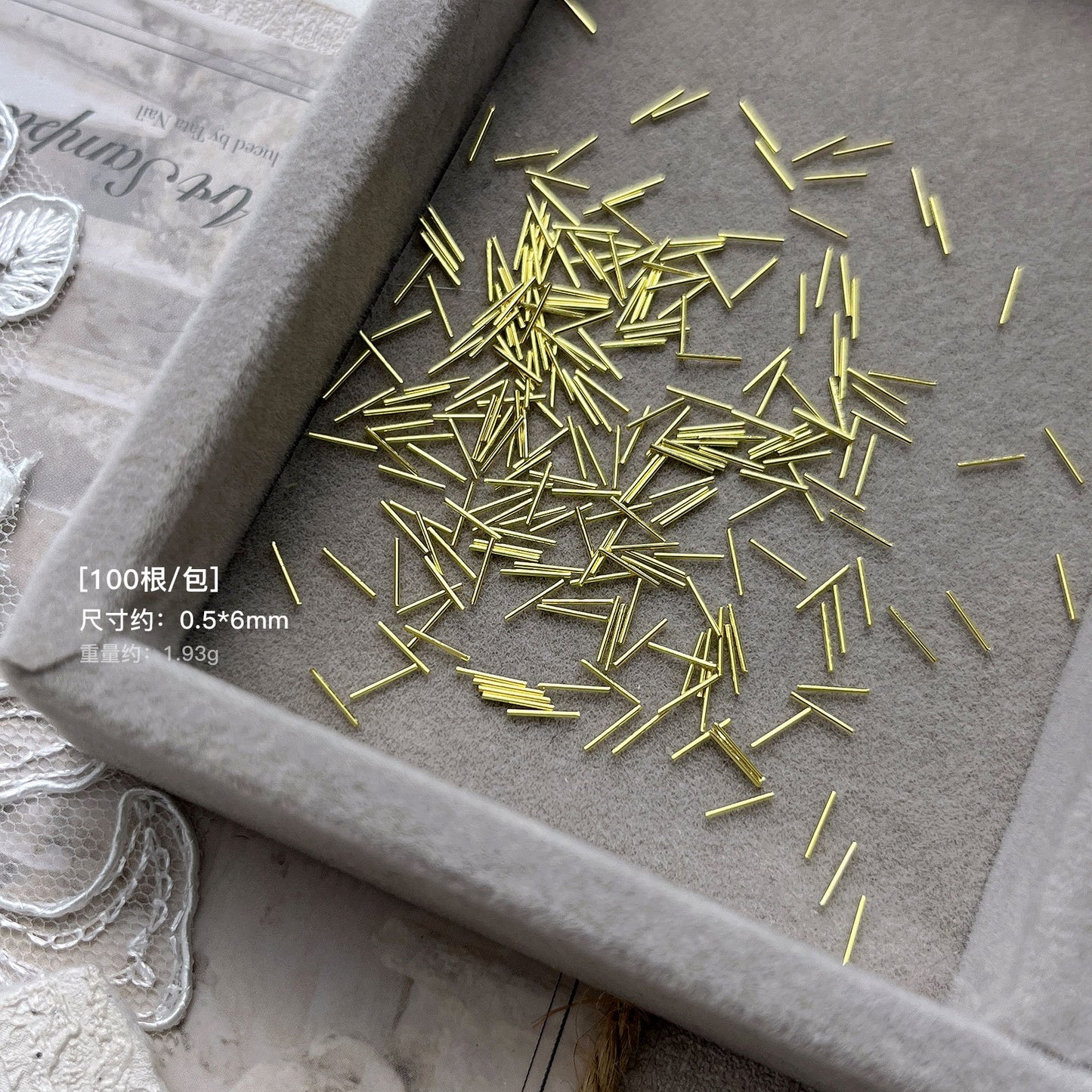 Luxury Black and Gold Striped Nail Stickers